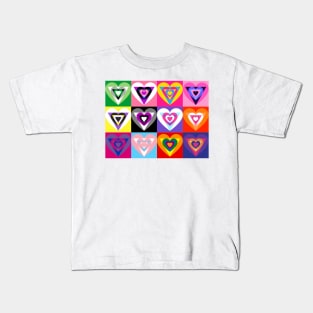 Pride hearts Kids T-Shirt